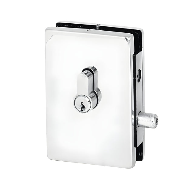 CRL Polished Stainless EUR Series Center Housed Patch Lock
