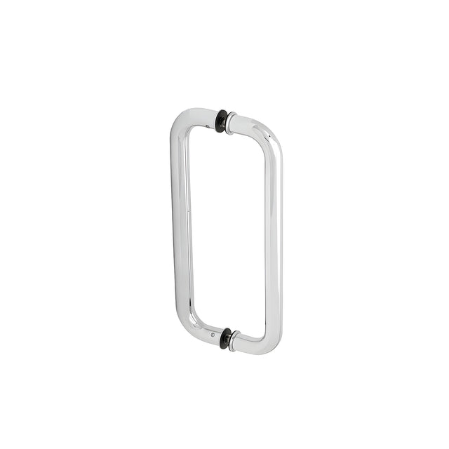 CRL Polished Stainless 10" Solid Glass Mounted Standard Pull Handle