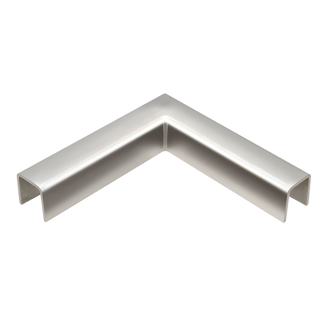 CRL Polished Stainless 90 Degree Horizontal Corner for 11 Gauge Low Profile Cap Railings