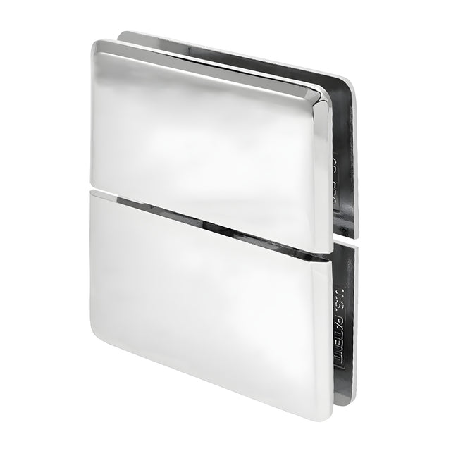 CRL Polished Chrome Prima 02 Series Glass-To-Glass Mount Hinge