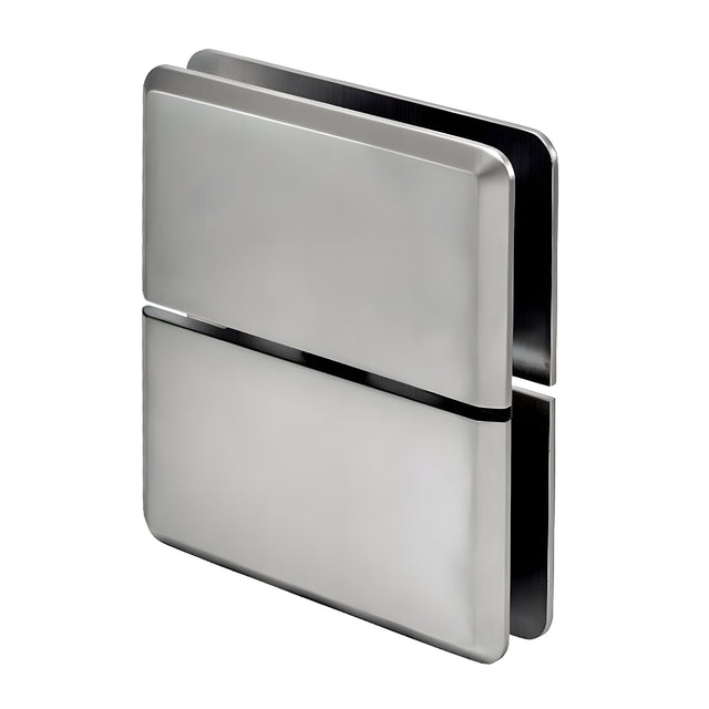 CRL Brushed Nickel Prima 02 Series Glass-To-Glass Mount Hinge