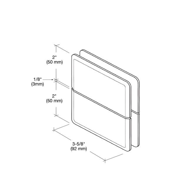 CRL Satin Brass Prima 02 Series Glass-To-Glass Mount Hinge