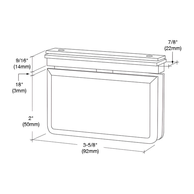 CRL Polished Brass Prima 06 Series EZ-Adjust Top Mount Hinge