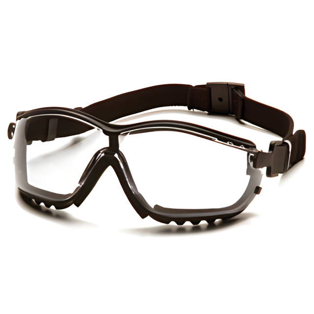 Pyramex V2G Safety Goggles with Headband, Clear H2X Anti-Fog – 12/Box