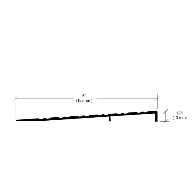 CRL 6" Aluminum Ramp Threshold - 73" Length