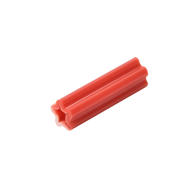 CRL Red 1/4" Straight Line Plastic Screw Anchors