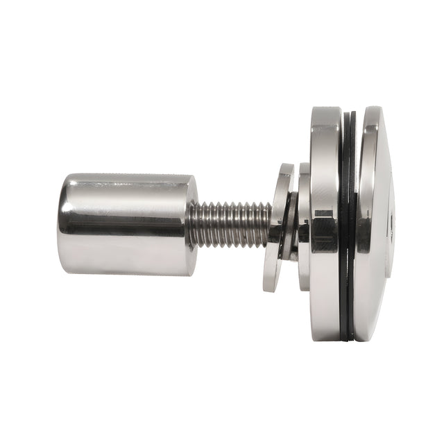 CRL 316 Polished Stainless Steel Rigid Combination Fastener for 3/8" to 9/16" Tempered Glass