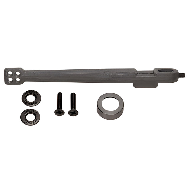 Rixson® Dark Bronze 28 Series Center-Hung Floor Mounted Closer Arm with Door Alignment Hardware