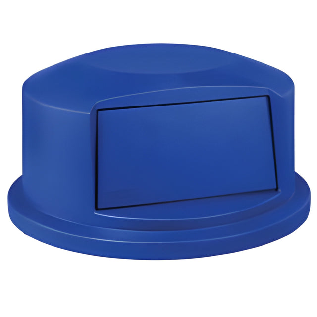 Rubbermaid BRUTE Dome Top Lid, 44 Gal., Blue- 1 Ea, 44 Gallon