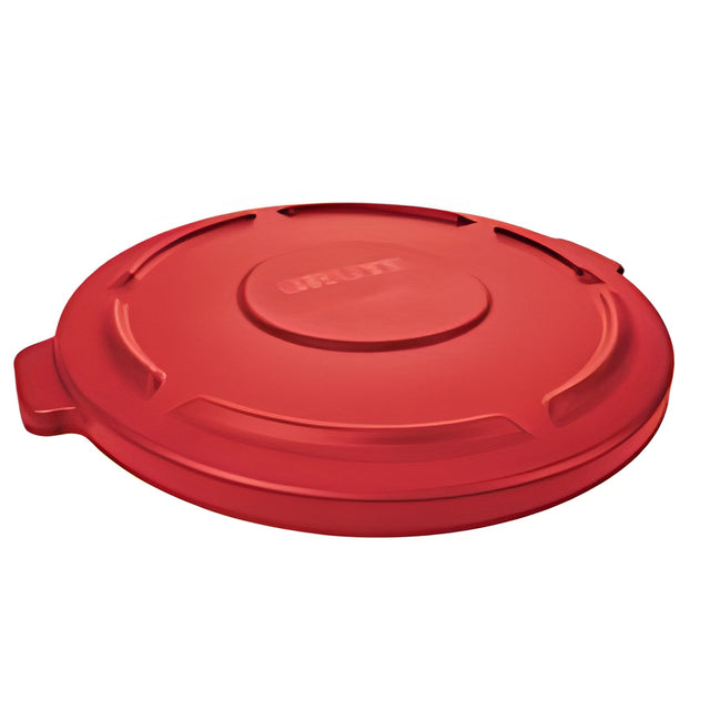 Rubbermaid Brute Container Lid, 32 Gal, Red, 32 Gallon