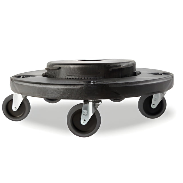 Rubbermaid Brute Quiet Dolly, Black- 1 Ea, 20, 32, 44, 55 Gallon