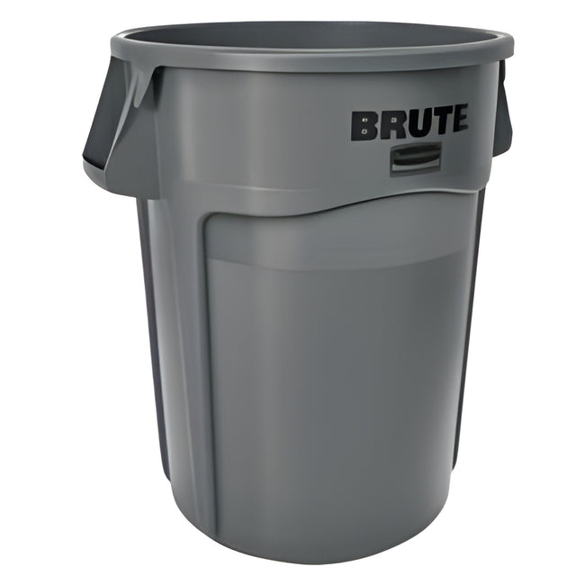 Rubbermaid Brute Vented Container, 20 Gal, Grey, 20 Gallon