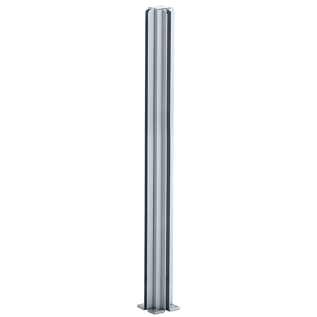 CRL Satin Anodized 30" 3-Way Design Series Partition Post