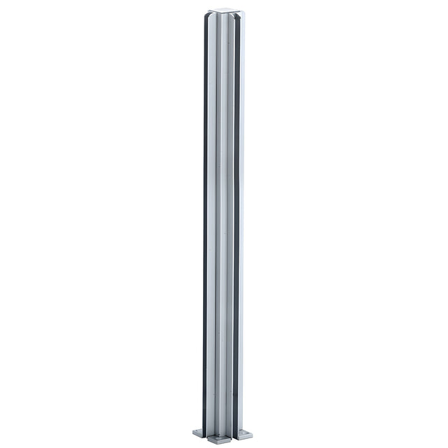 CRL Satin Anodized 30" 4-Way Design Series Partition Post
