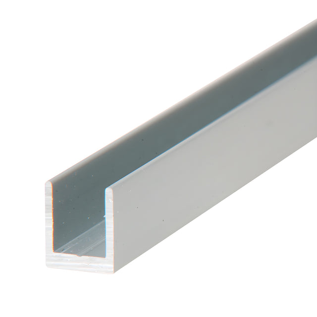 CRL Satin Anodized 1/4" Single Aluminum U-Channel