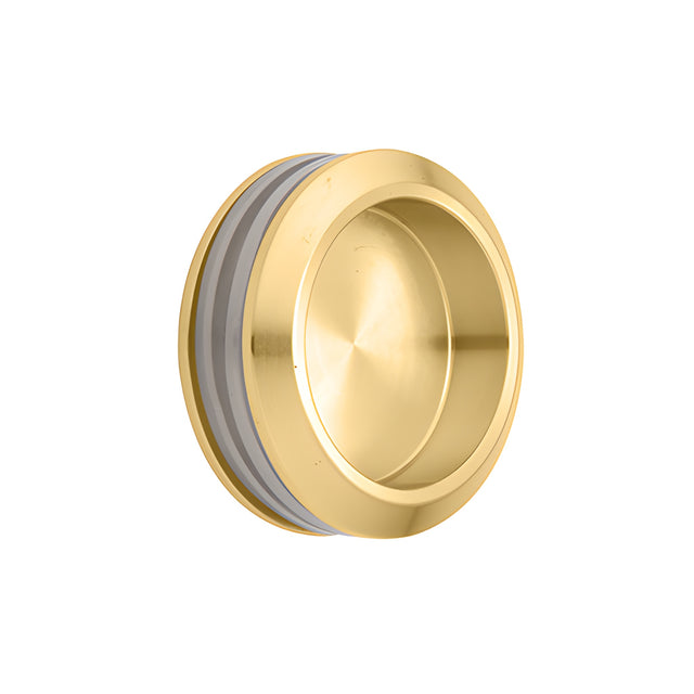 CRL Satin Brass Steel Deluxe 180 Degree Serenity Series Sliding System
