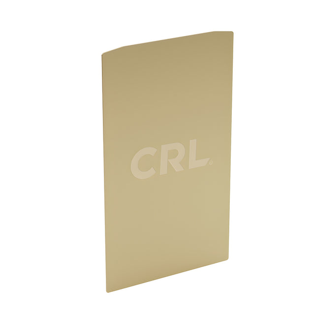 CRL TurboFlex Top-mount Satin Brass End Cap