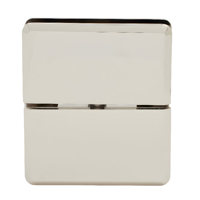 CRL Polished Nickel Senior Prima 02 Series Glass-to-Glass Mount Hinge