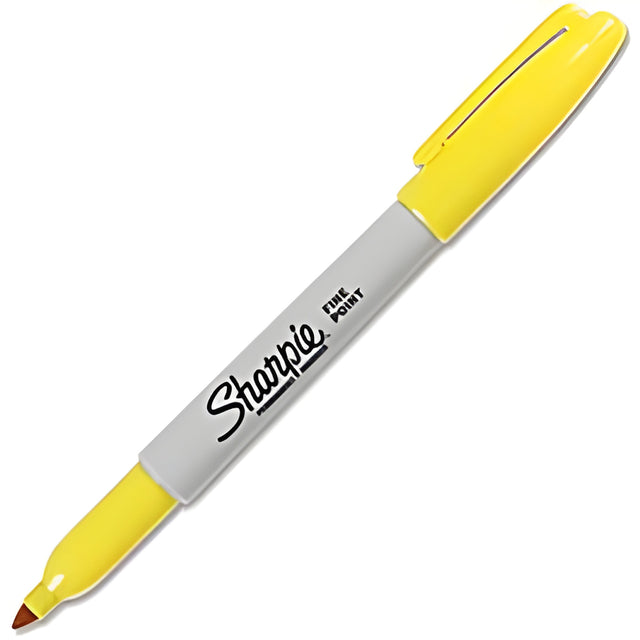 Sharpie Fine Point Permanent Marker, #15, Yellow