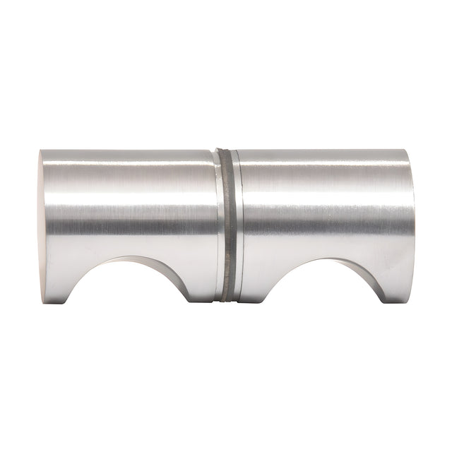 CRL Brushed Chrome Back-to-Back E-Z Grip Style Knobs