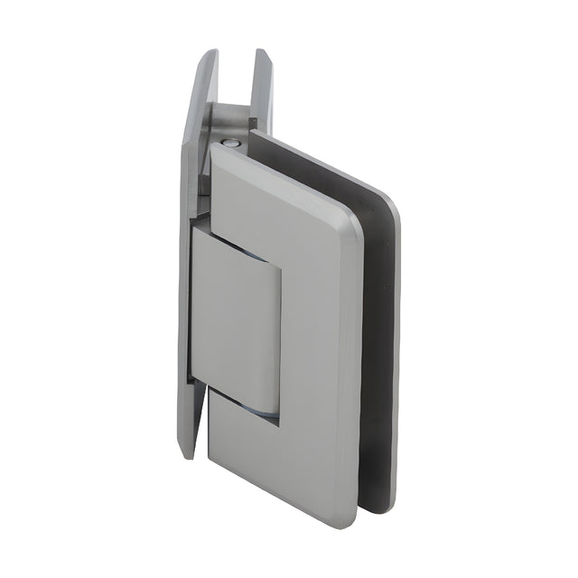 CRL Brushed Nickel Pinnacle 345 Series Adjustable 135 Degree Glass-to-Glass Hinge