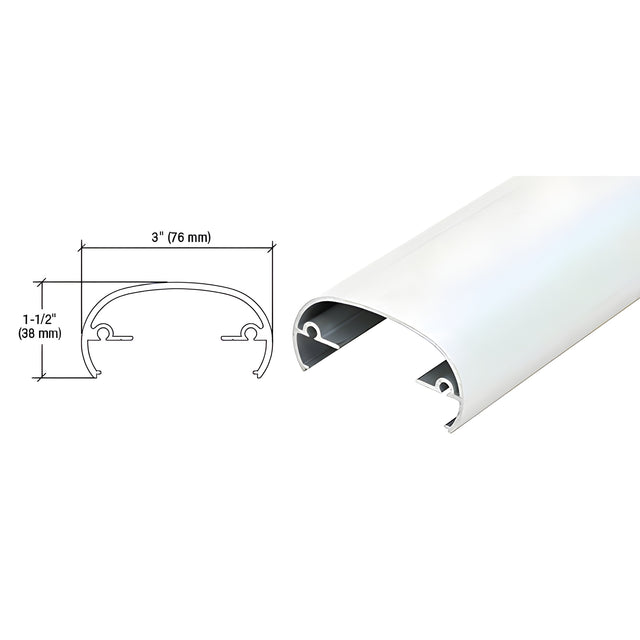 Sky White 320X Series 241" Long Top Rail