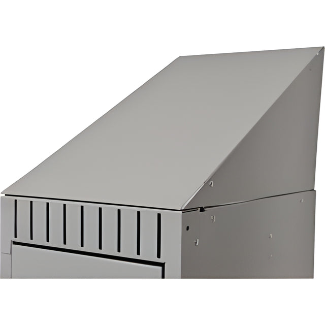 Slope Top for Lockers, 1, 12"x 18"x 10", Grey
