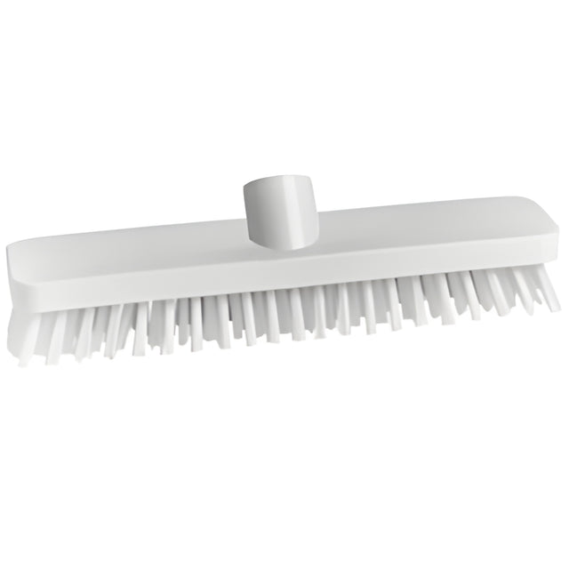 Spectra Colour-Coded Deck Scrub Brush, White, 10"