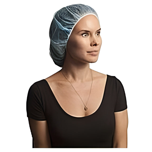 Stellar Bouffant Caps, Blue, 28" – 100 Caps/Bag