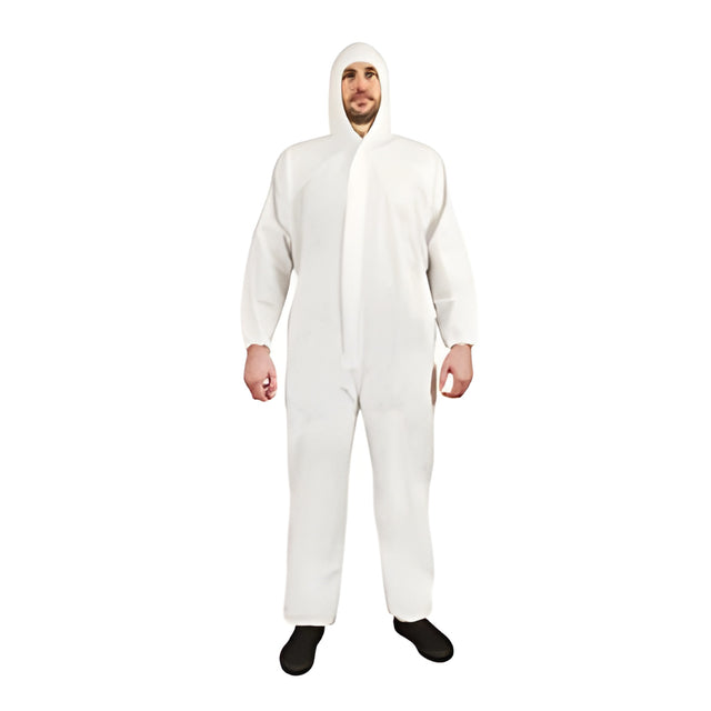 Stellar Microporous Coveralls w/ Hood, 3X Large – 50/Bag