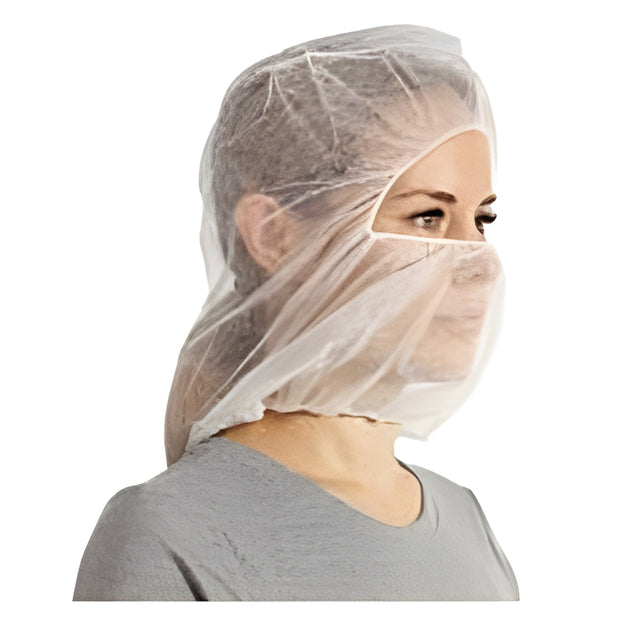 Stellar Polypropylene Balaclava Hood, White, One size – 50/Bag