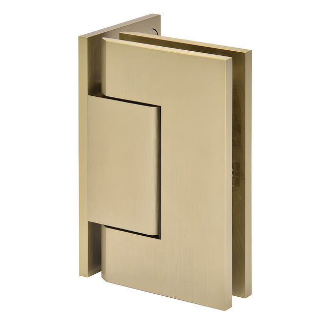 CRL Brushed Bronze Trento Offset Back Plate Hinge