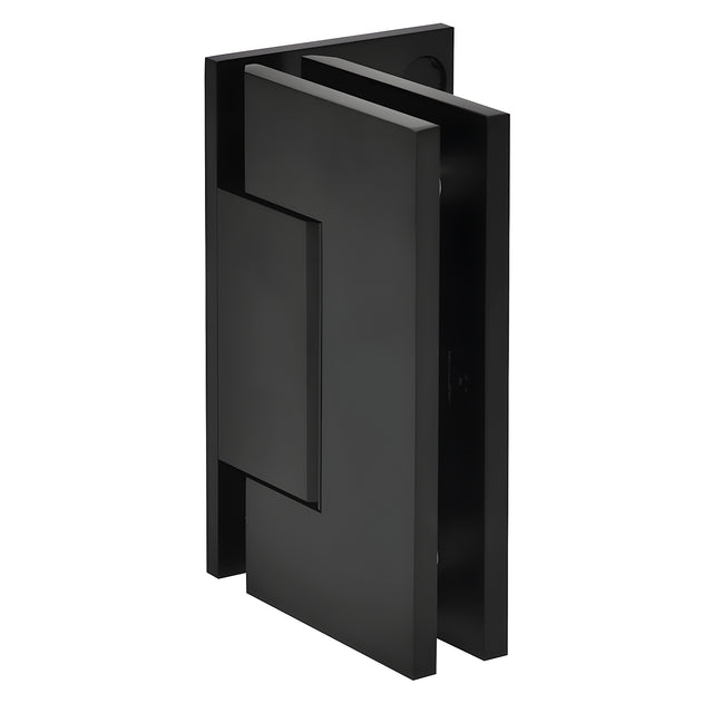 CRL Matte Black Trento Offset Back Plate Hinge