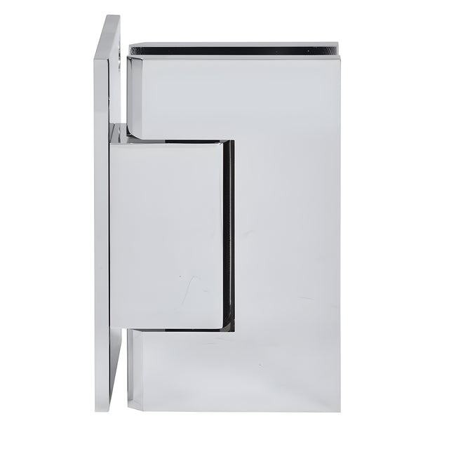 CRL Polished Chrome Trento Offset Back Plate Hinge