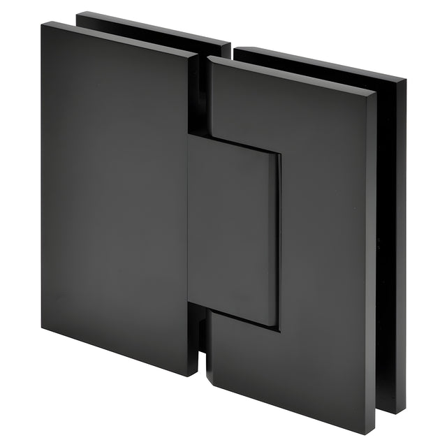 CRL Matte Black Trento 180 Degree Glass-to-Glass Hinge