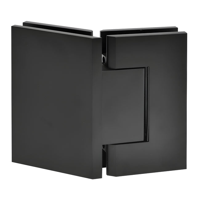 CRL Matte Black Trento 135 Degree Glass-to-Glass Hinge