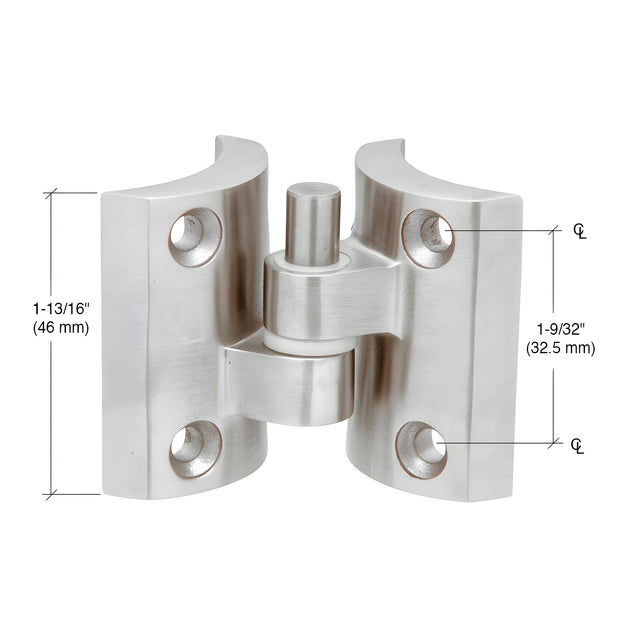 CRL 316 Brushed Stainless Tubing Hinge