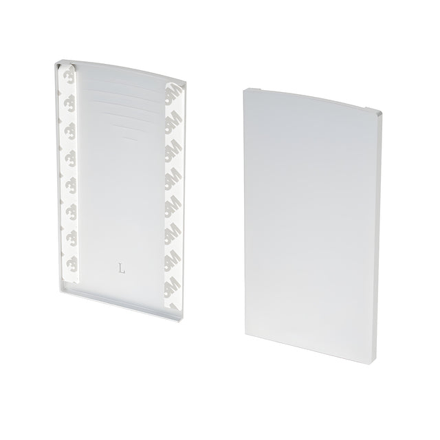 CRL TurboFlex Fascia Mount Clear Anodized Aluminum Left End Cap
