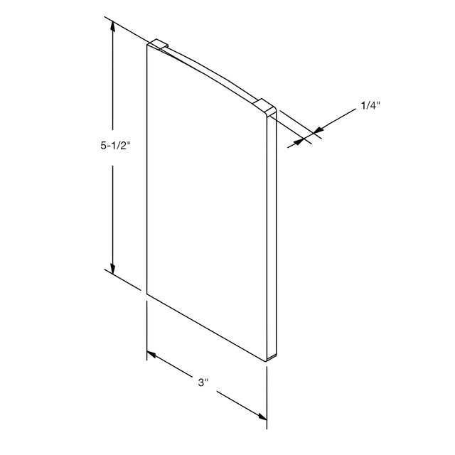 CRL TurboFlex Fascia Mount Mill Aluminum Right End Cap