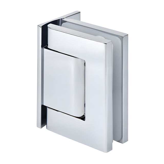 CRL Chrome Vernon Oil Dynamic Wall Mount Offset Back Plate Hinge