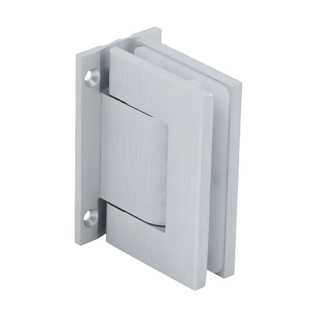 CRL Satin Anodized Vernon Wall Mount Full Back Plate Hinge