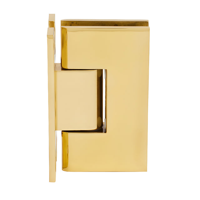 CRL Polished Brass Vienna 037 Series Wall Mount 'H' Back Plate Hinge