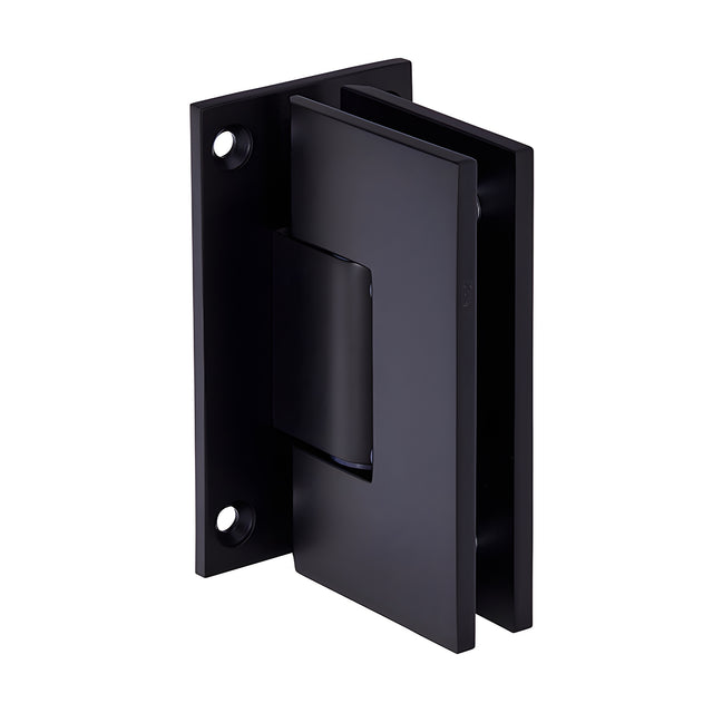 CRL Oil Rubbed Bronze Vienna 537 Series 5 Degree Pre-Set Wall Mount Full Back Plate Hinge