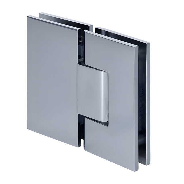 CRL Polished Chrome Vienna 380 Series Adjustable 180 Degree Glass-to-Glass Hinge