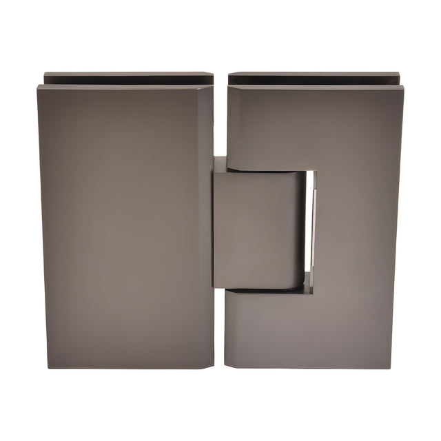 CRL Matte Gun Metal Vienna 180 Series Glass-to-Glass Hinge