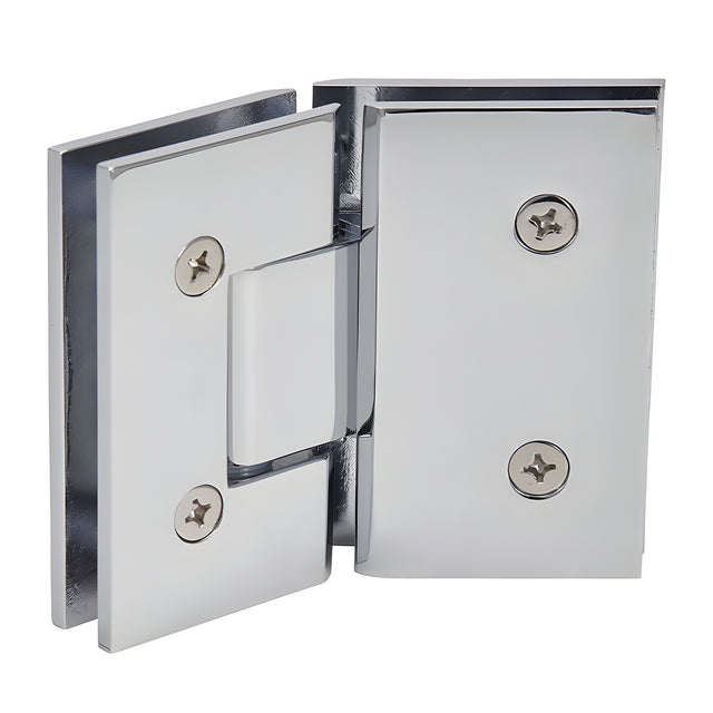 CRL Polished Chrome Vienna 045 Series 135 Degree Glass-to-Glass Hinge