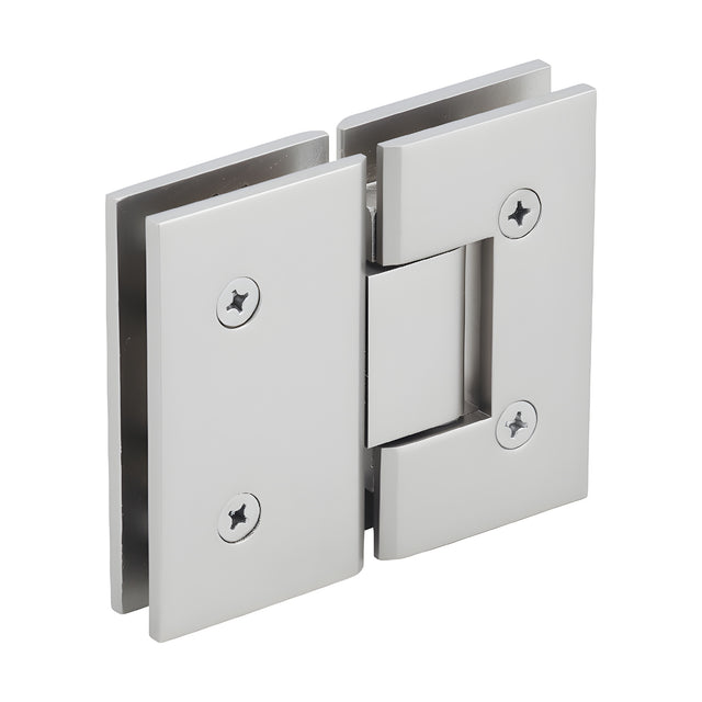 CRL Satin Nickel Vienna 180 Series Glass-to-Glass Hinge