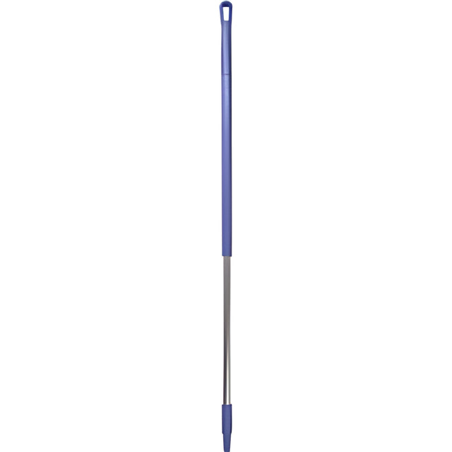 Vikan Aluminum Handle Euro Threaded Tip, 1-1/4" Diameter, 51" Length, Purple