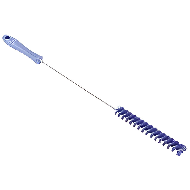 Vikan Brush, Medium Bristles, 0.9" Wide, 20" Long, Purple- 1 Ea
