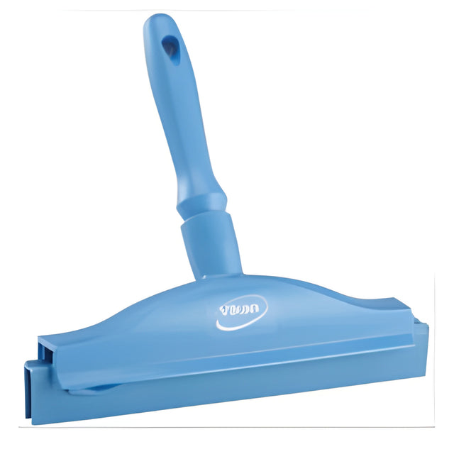 Vikan Double Blade Ultra Hygiene Squeegee, 10", Blue- 1 Ea